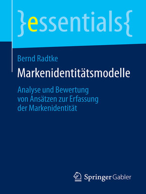 cover image of Markenidentitätsmodelle